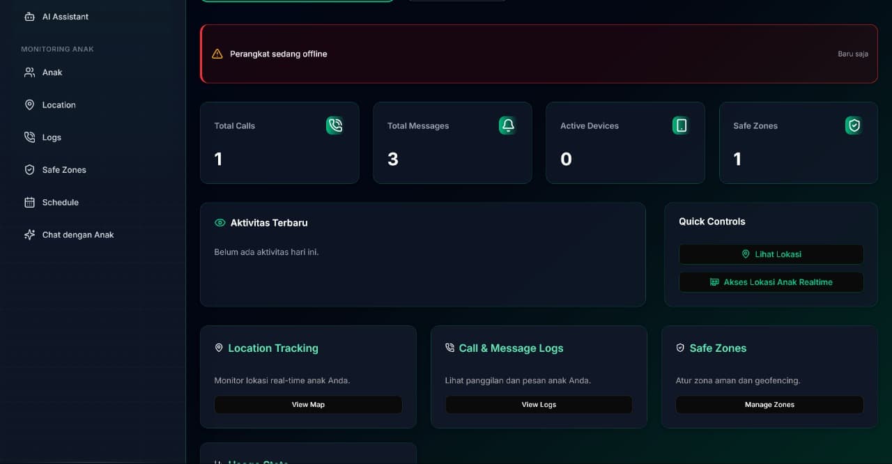 Kiddygoo — Real-time Child Monitoring & Cyberbullying Prevention screenshot